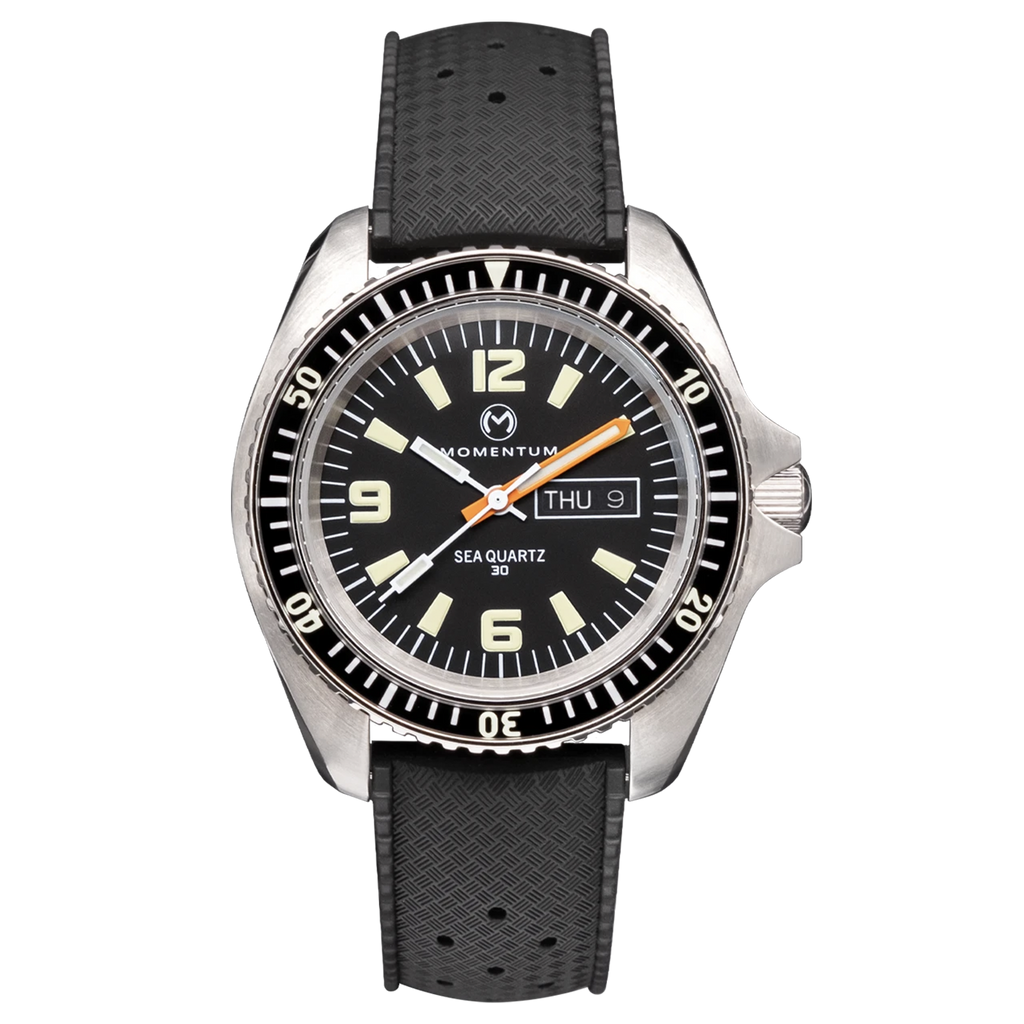 Momentum Sea Quartz 30 - Black Dial