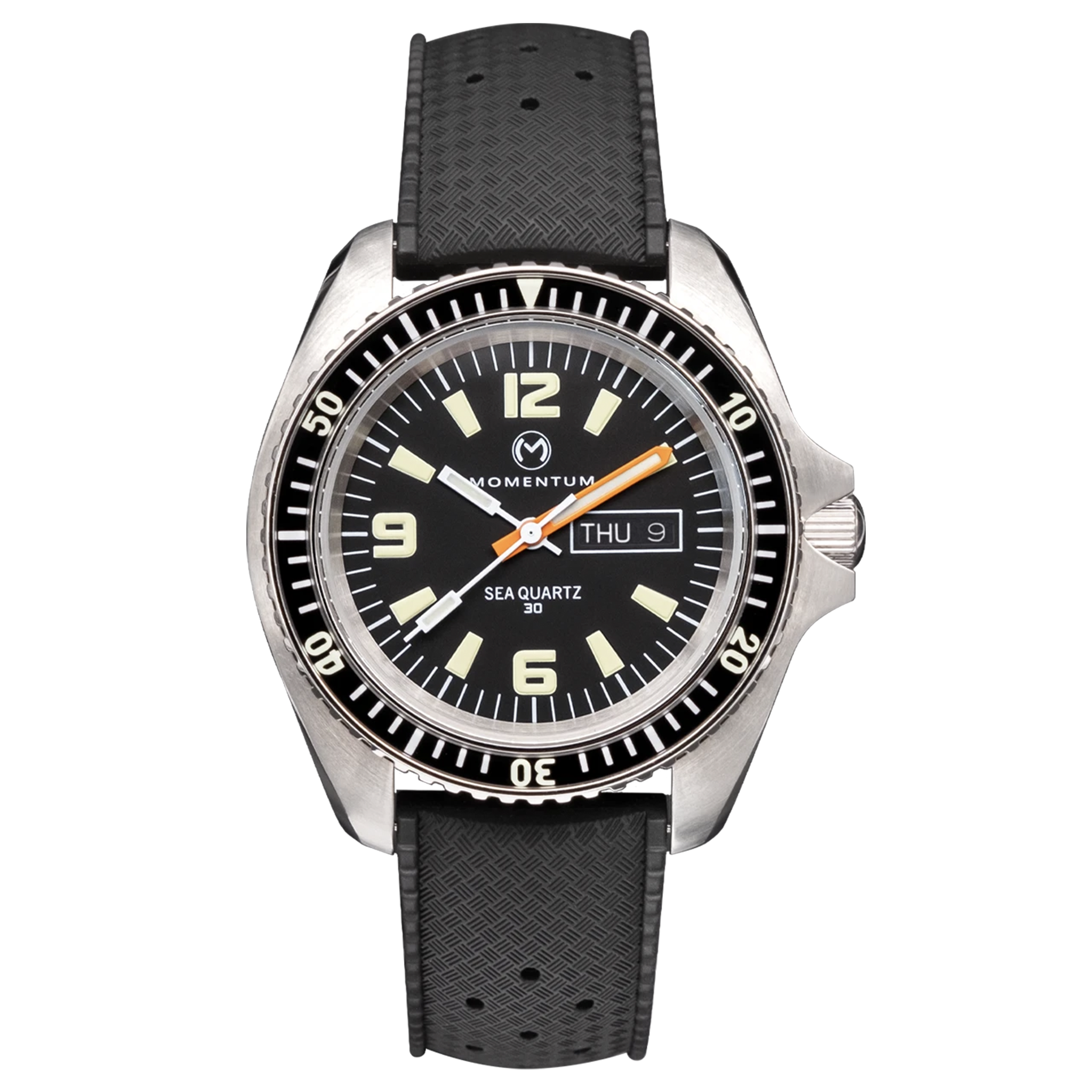 Momentum Sea Quartz 30 - Black Dial
