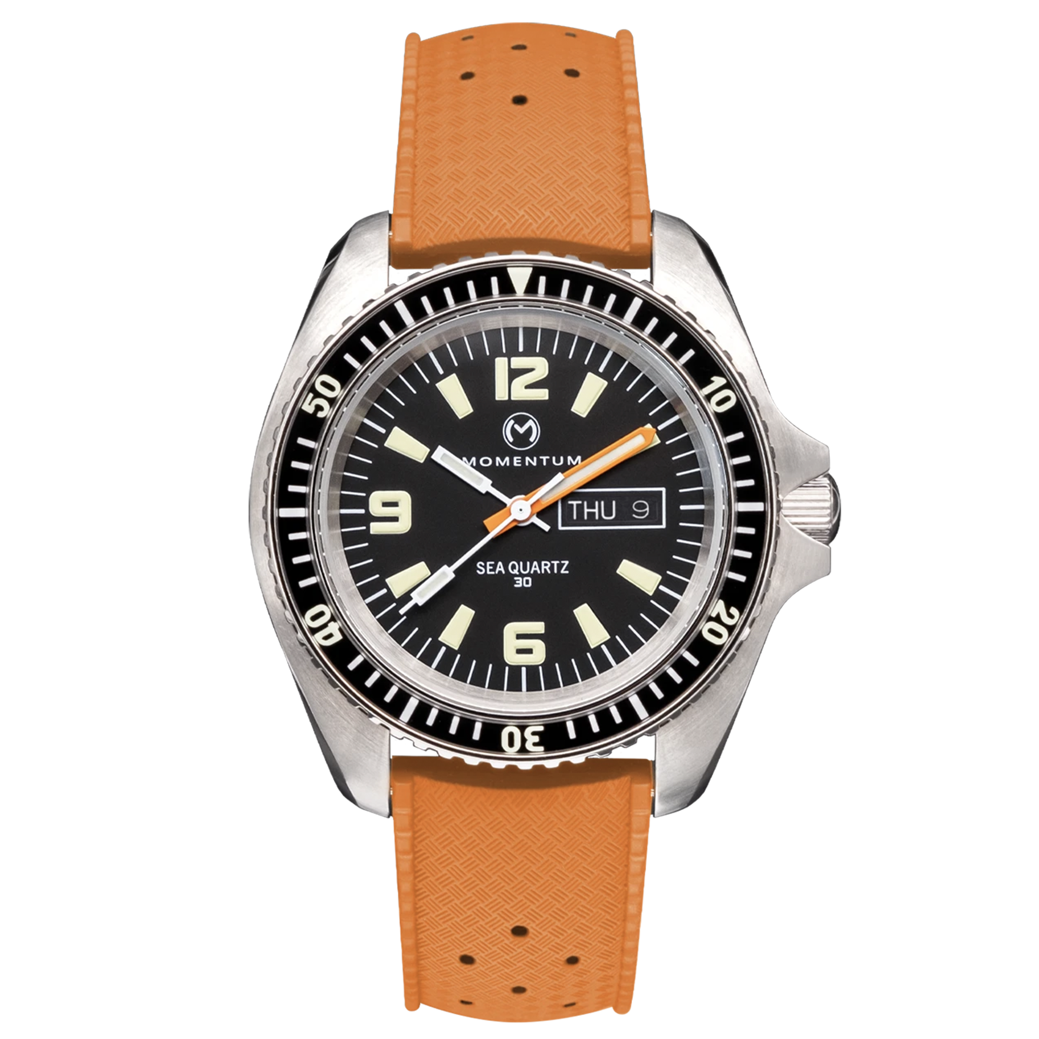 Momentum Sea Quartz 30 - Black Dial