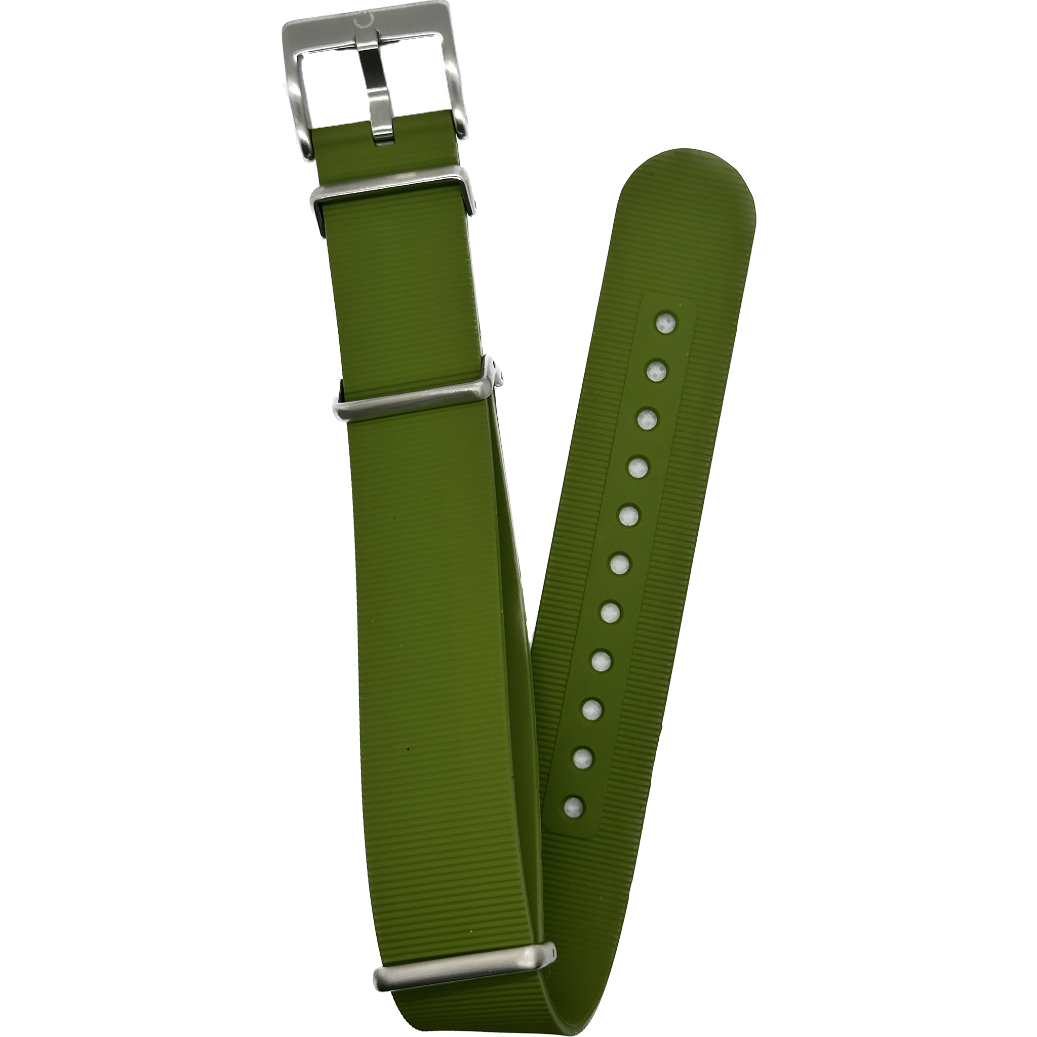 Halifax Watch Bands - Convertible NATO FKM Rubber Watch Band