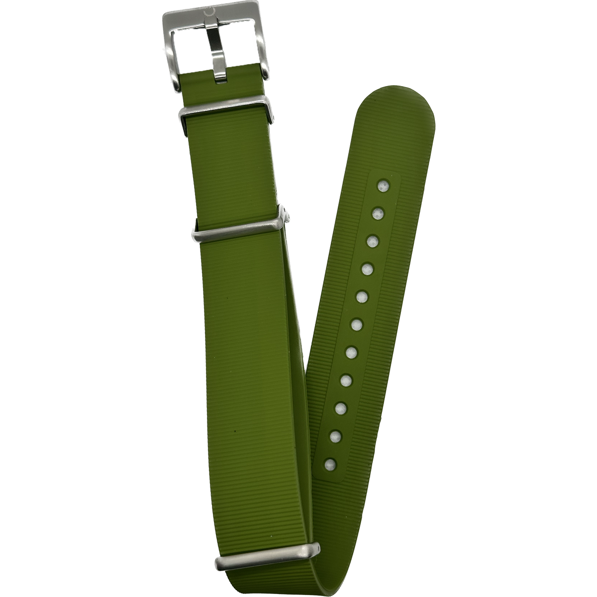 Halifax Watch Bands - Convertible NATO FKM Rubber Watch Band