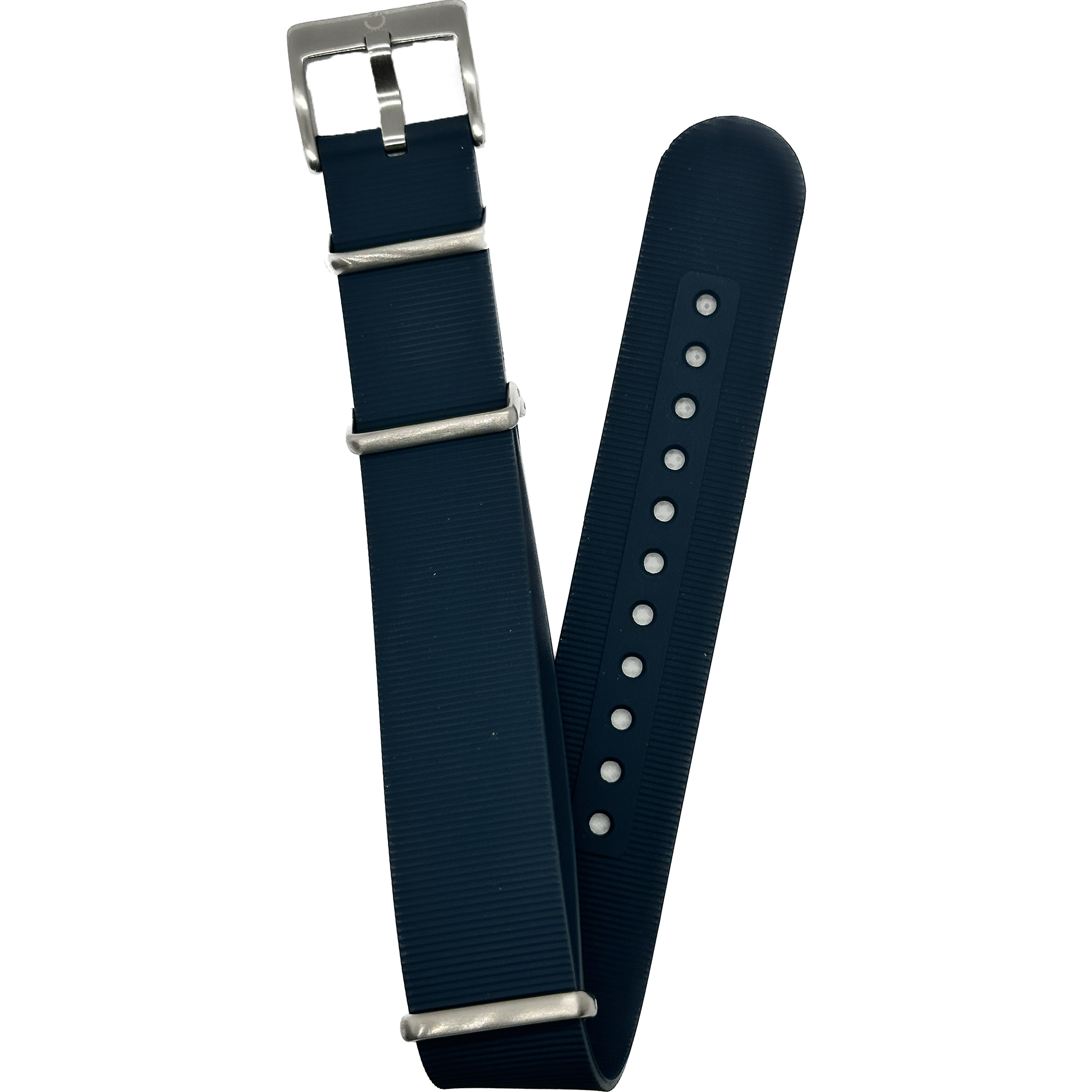Halifax Watch Bands - Convertible NATO FKM Rubber Watch Band