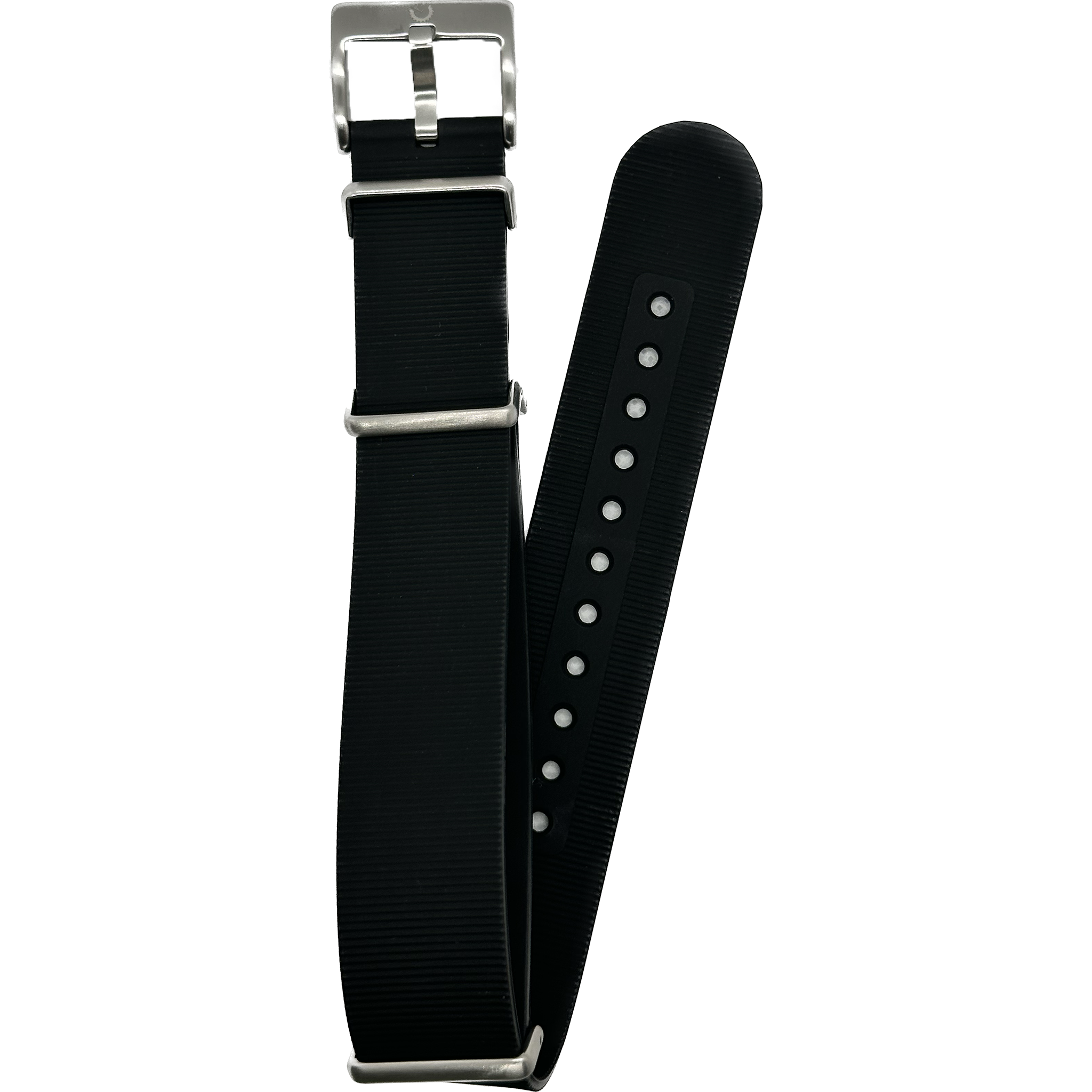 Halifax Watch Bands - Convertible NATO FKM Rubber Watch Band