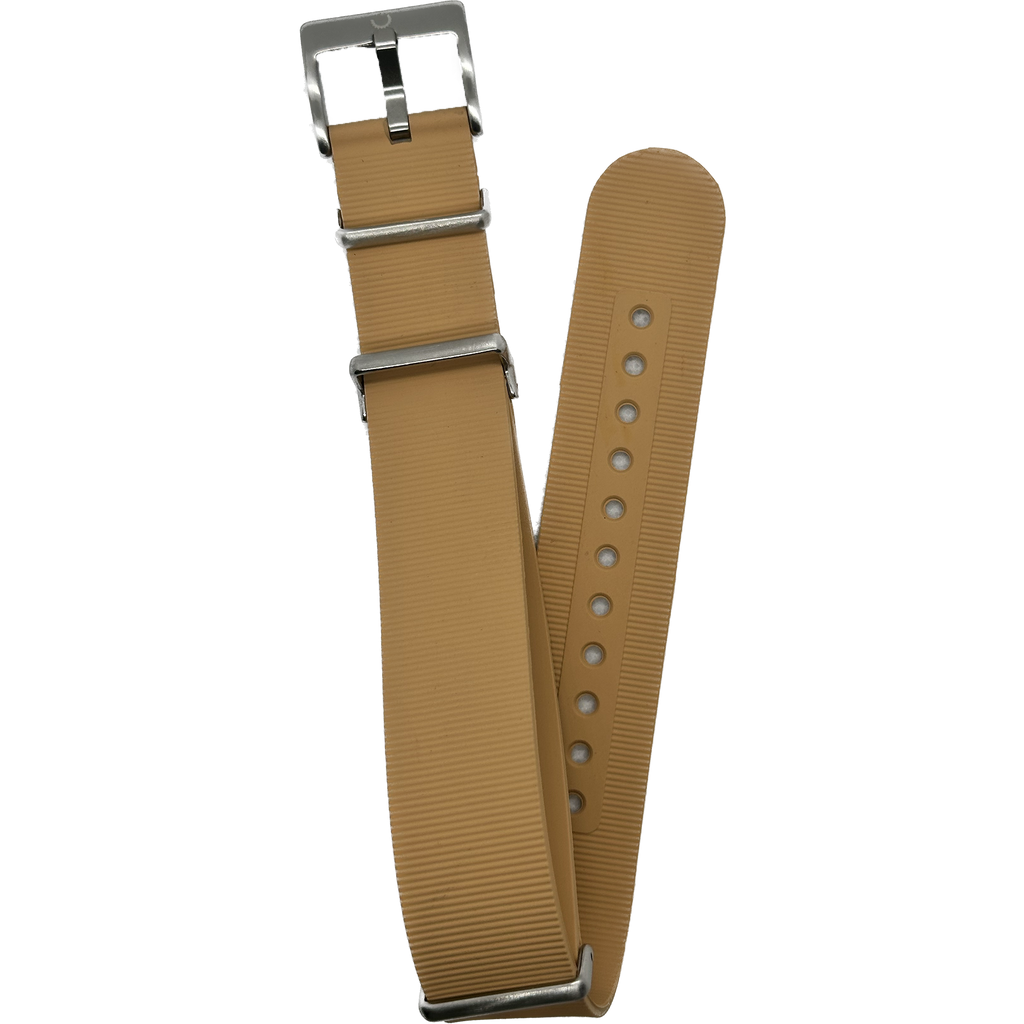 Halifax Watch Bands - Convertible NATO FKM Rubber Watch Band
