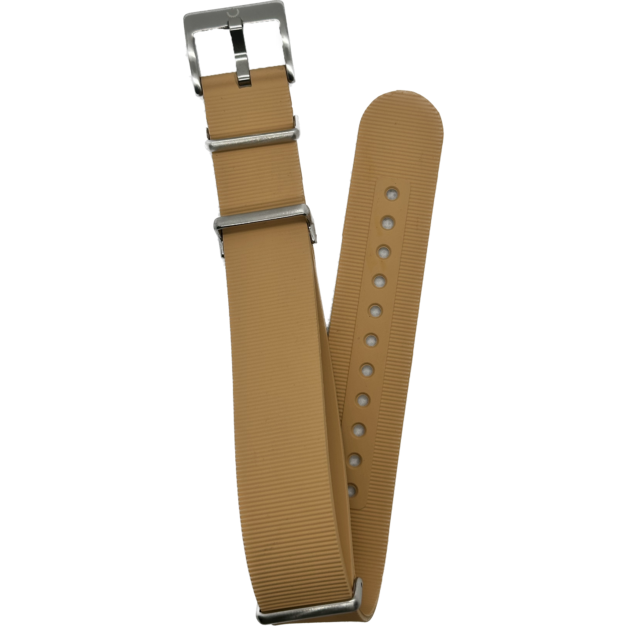 Halifax Watch Bands - Convertible NATO FKM Rubber Watch Band