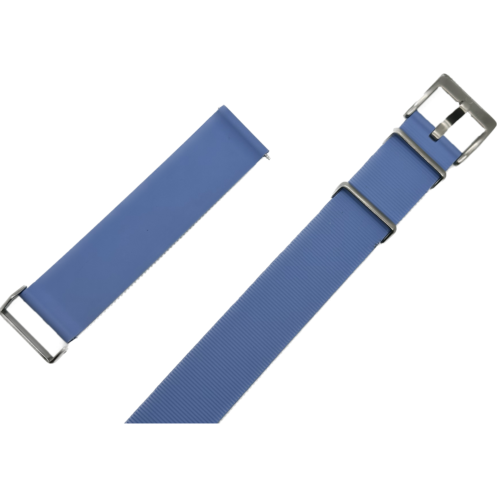 Halifax Watch Bands Convertible NATO FKM Rubber Watch Band 20MM Olive