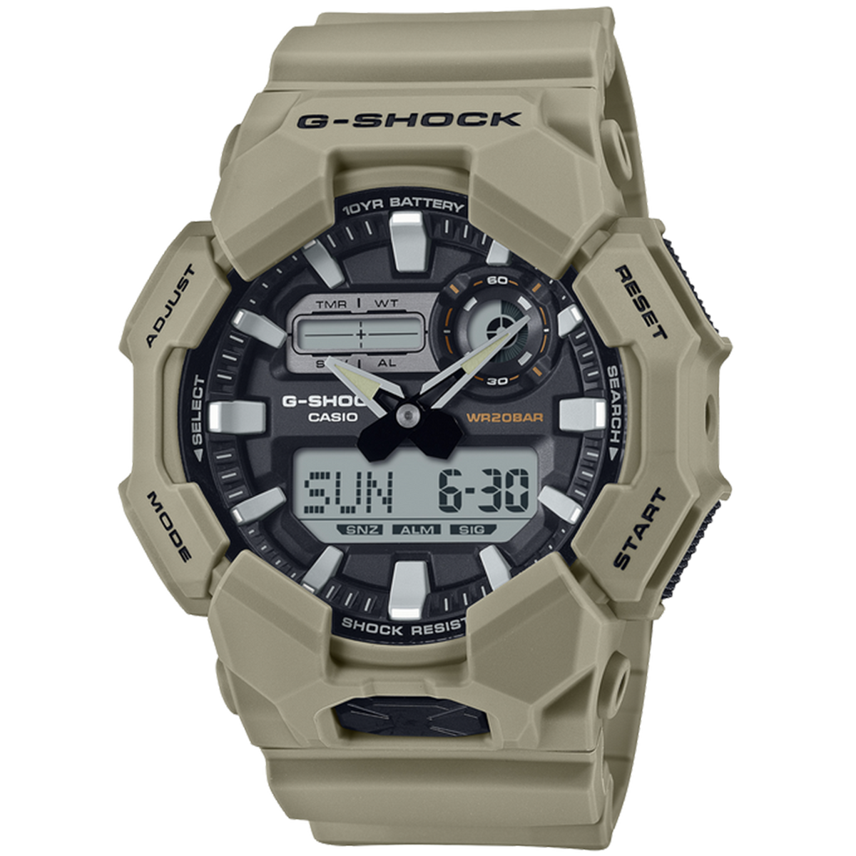 Casio g shock khaki online