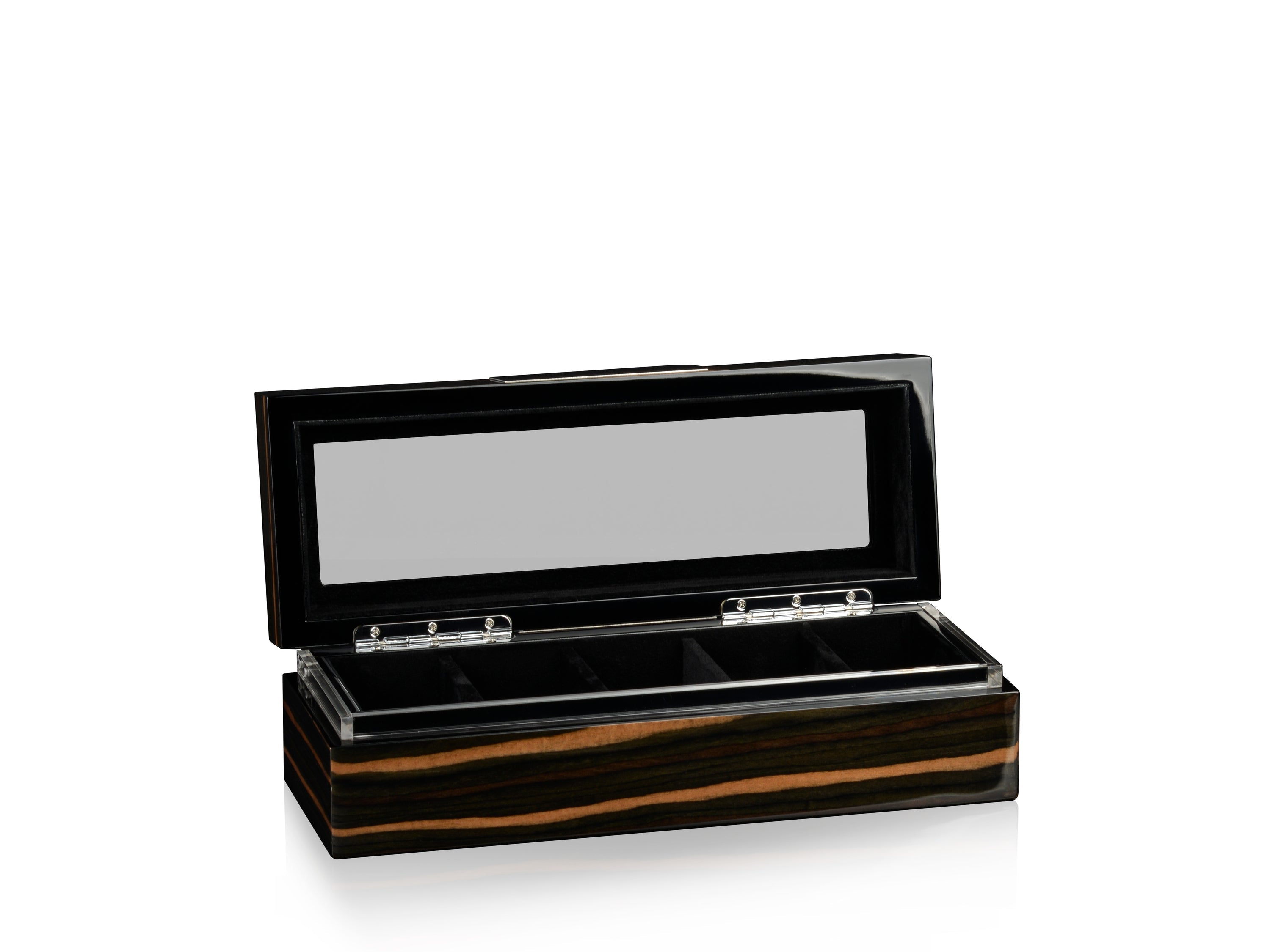 HEISSE & SÖHNE - 5 Watch Box - Macassar & Black