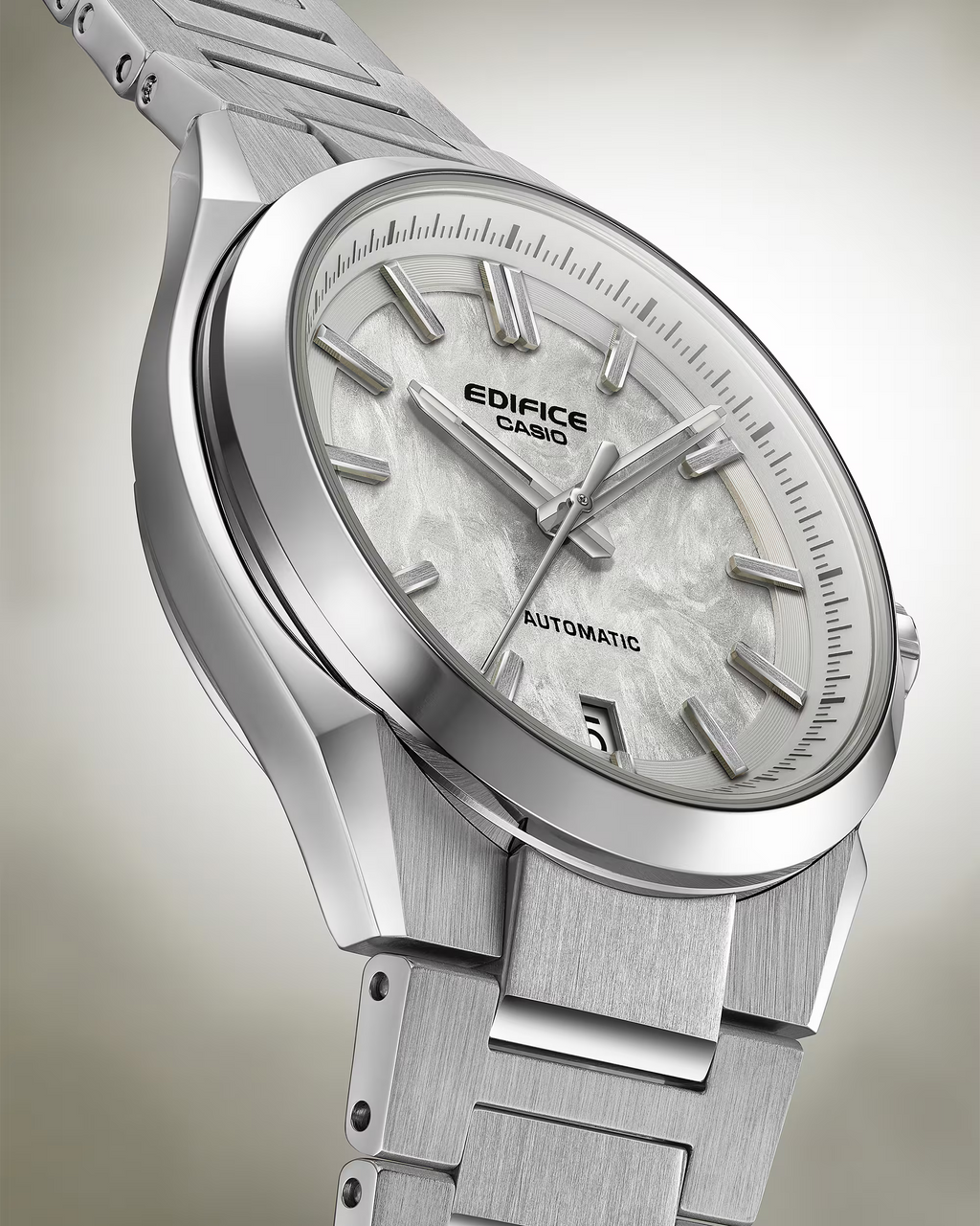 Casio Ediface Automatic - Forged Carbon Dial - White