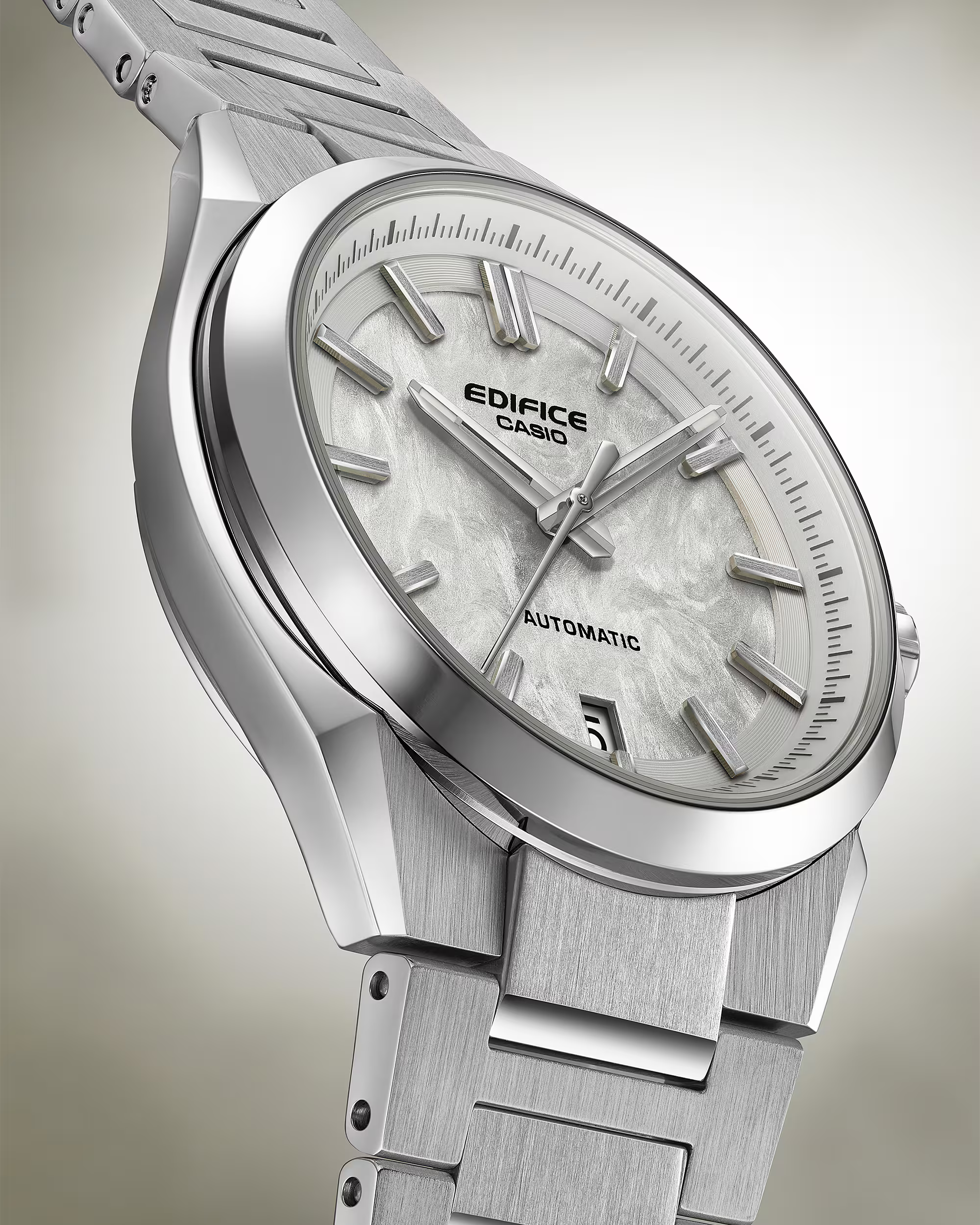 Casio Ediface Automatic - Forged Carbon Dial - White