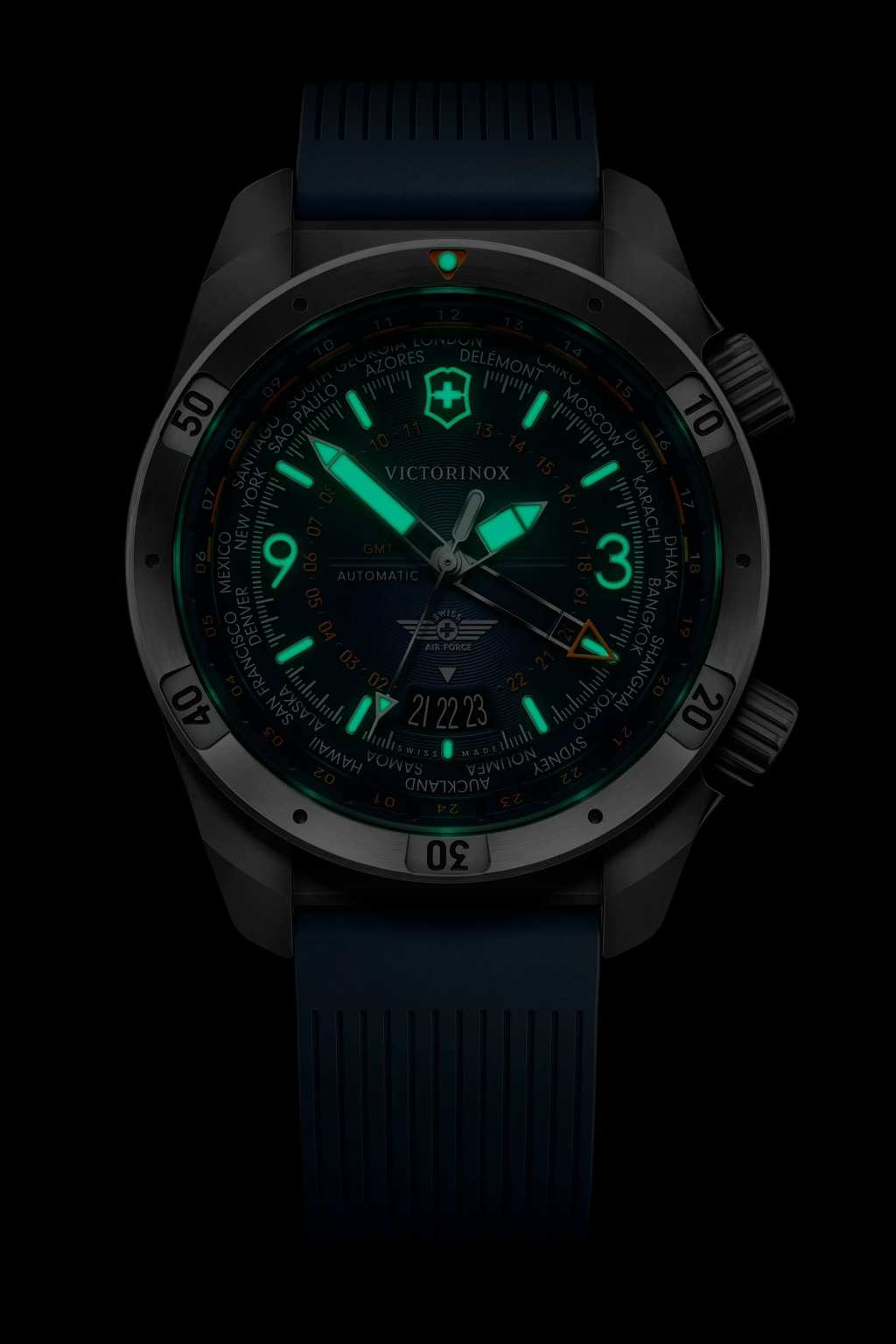 Victorinox Watch - Air Pro Automatic GMT - Blue Dial