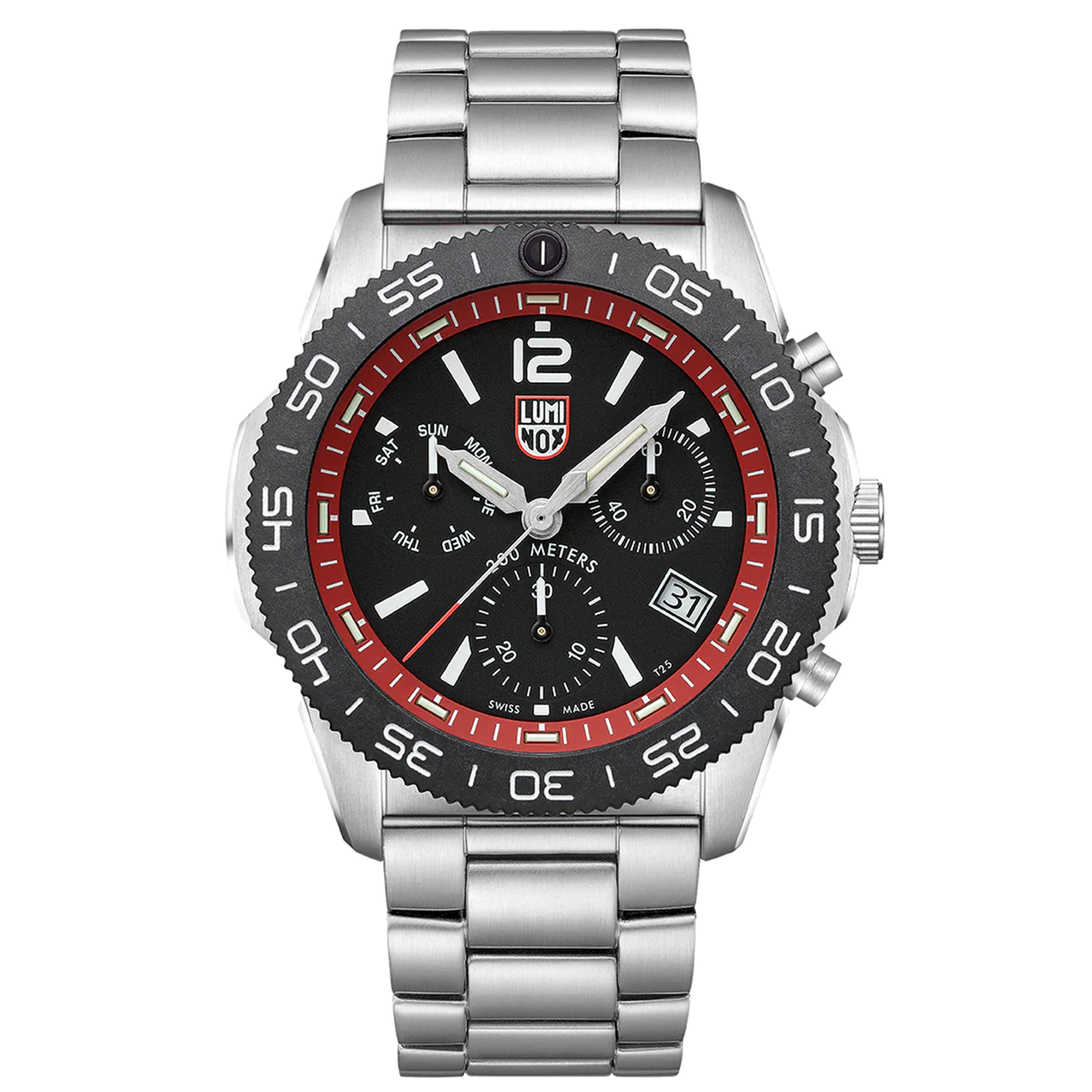 Luminox - Pacific Diver Chrono - Black & Red Dial