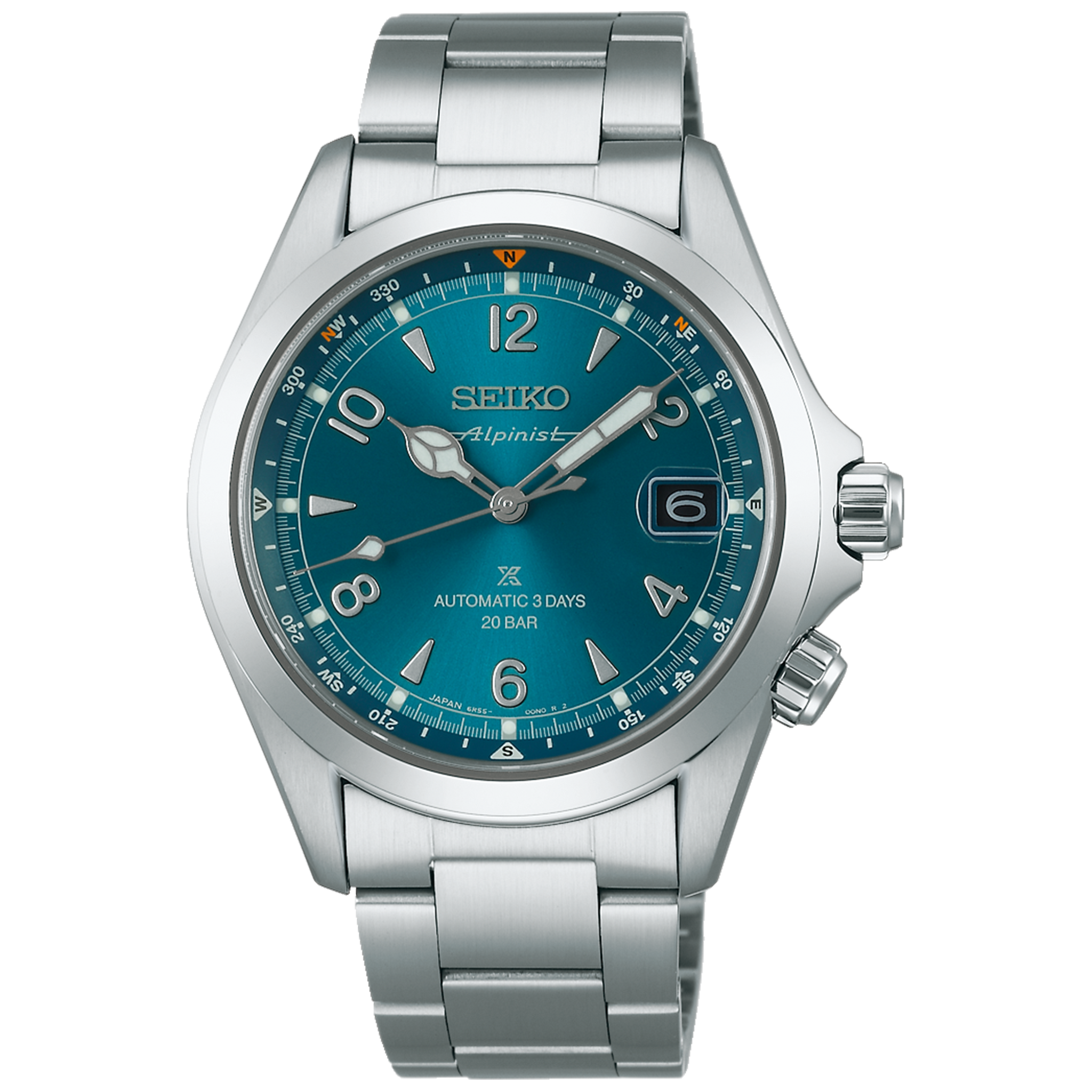 Seiko PROSPEX Alpinist GMT - Cadran bleu 