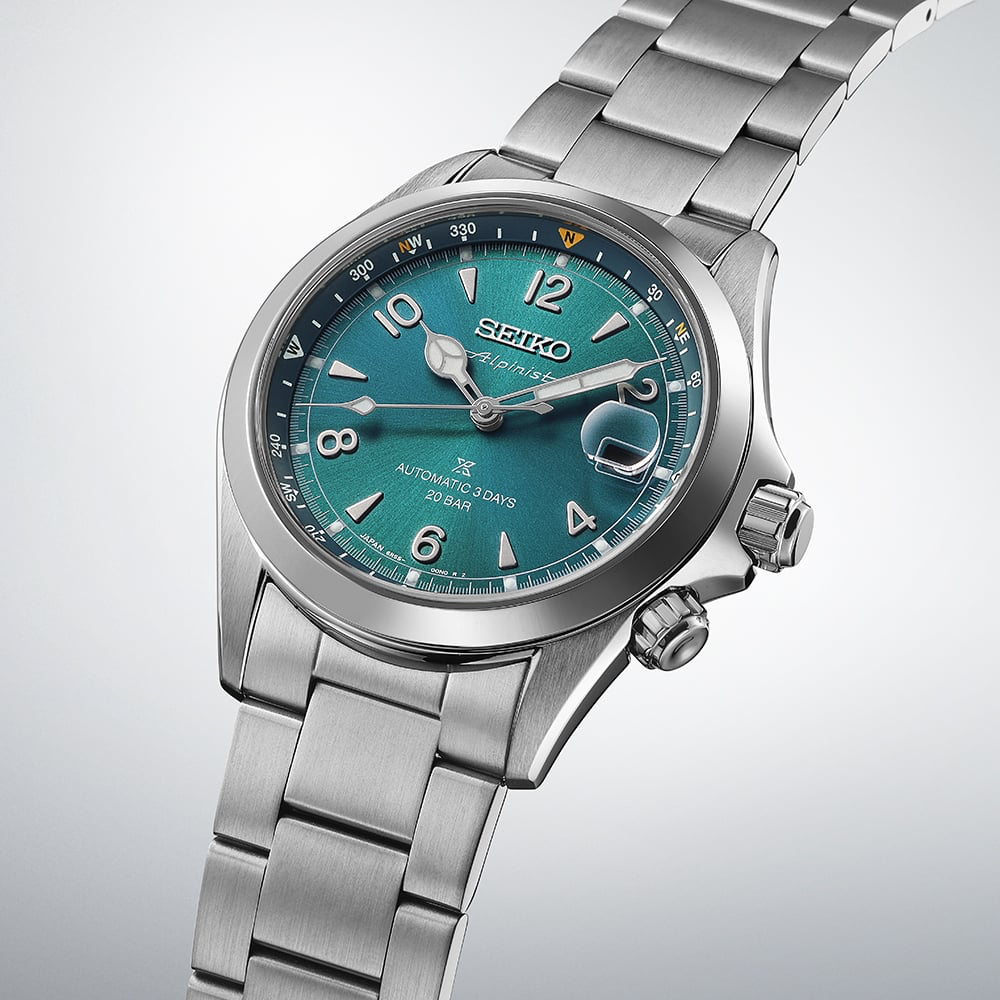 Seiko PROSPEX Alpinist GMT - Cadran bleu 