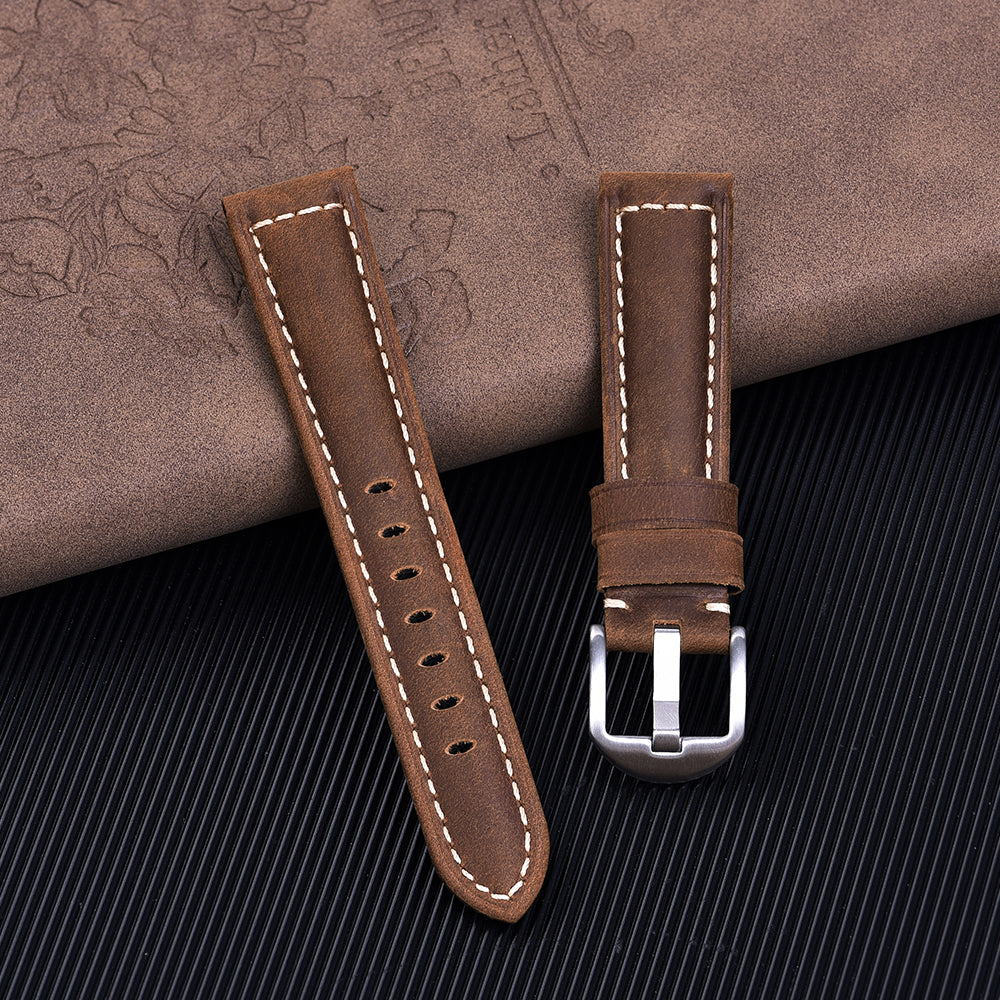 Halifax Watch Bands - Vintage Crazy Horse Leather