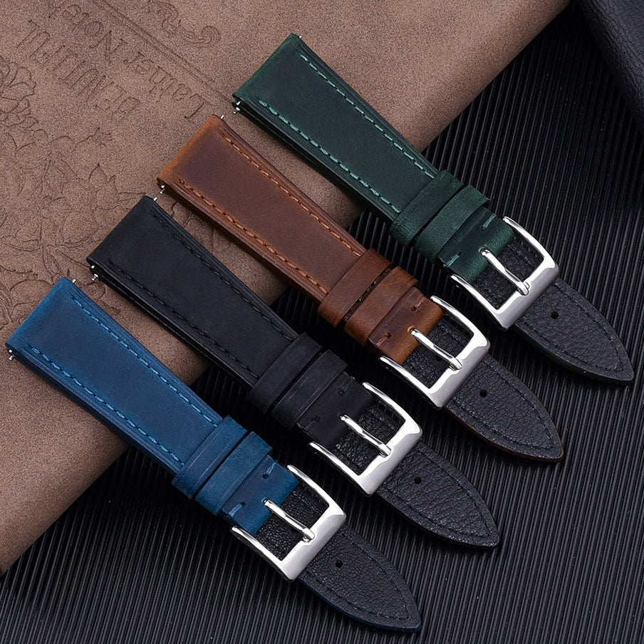 Halifax Watch Bands - Vintage Crazy Horse Leather