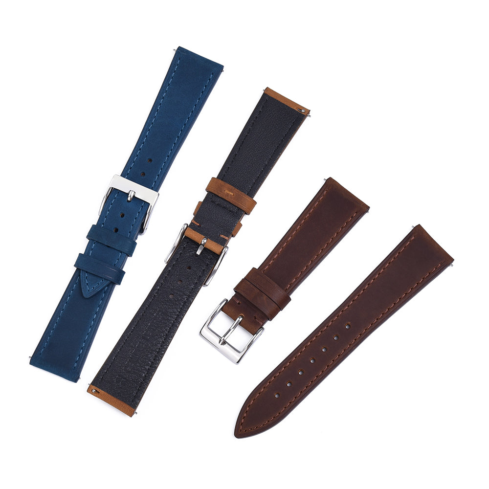 Halifax Watch Bands - Vintage Crazy Horse Leather