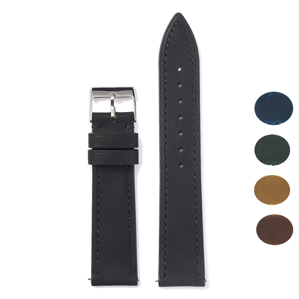 Halifax Watch Bands Vintage Crazy Horse Leather