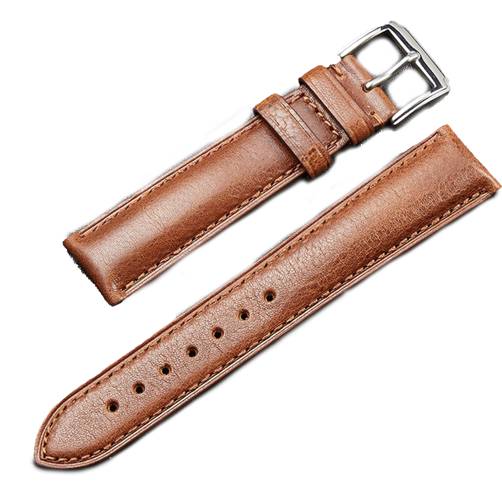 20mm leather watch band hot sale