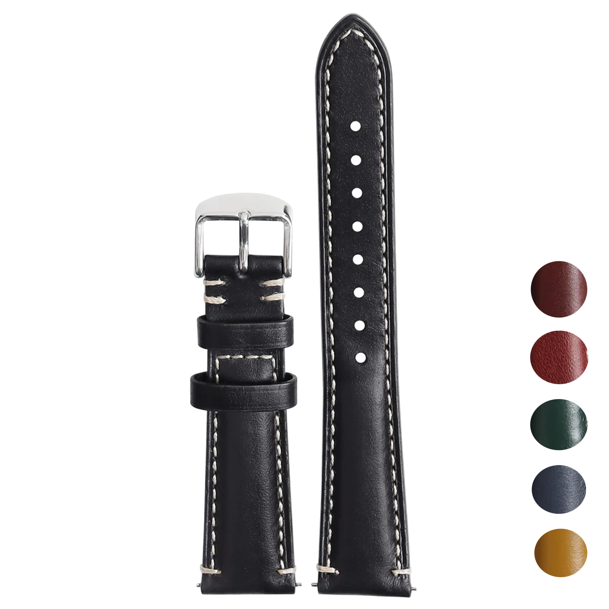 Halifax Watch Bands - Vintage Japanese Cordovan Leather