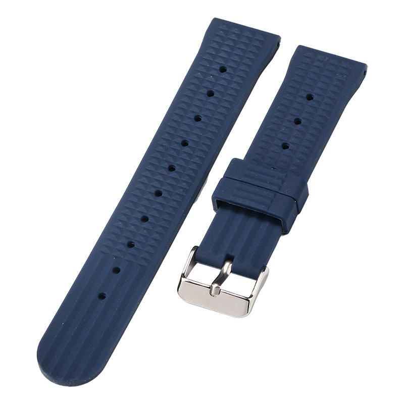 Halifax Watch Bands - Seiko Style Waffle Silicone Band
