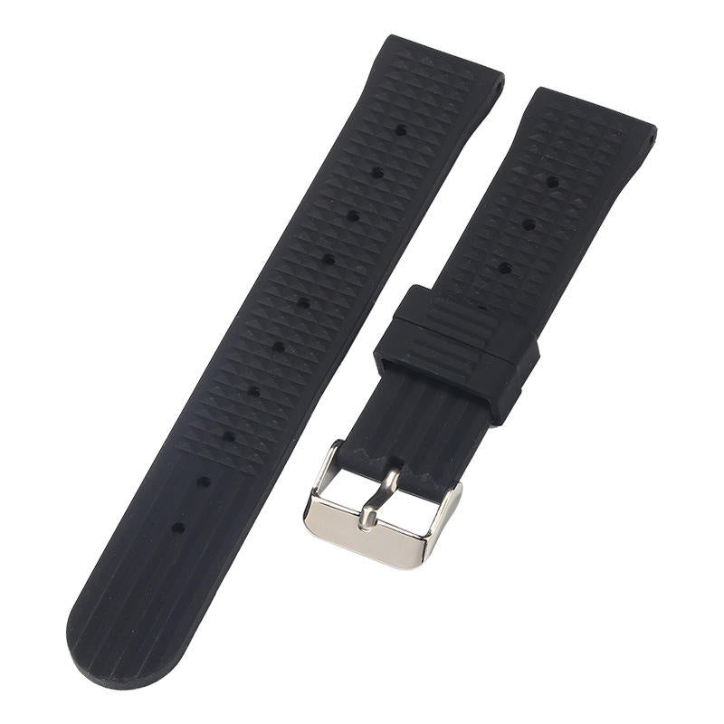 Halifax Watch Bands - Seiko Style Waffle Silicone Band