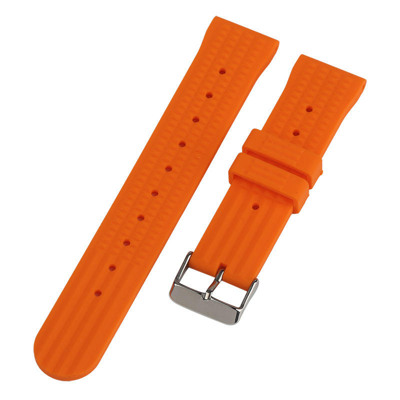 Halifax Watch Bands - Seiko Style Waffle Silicone Band