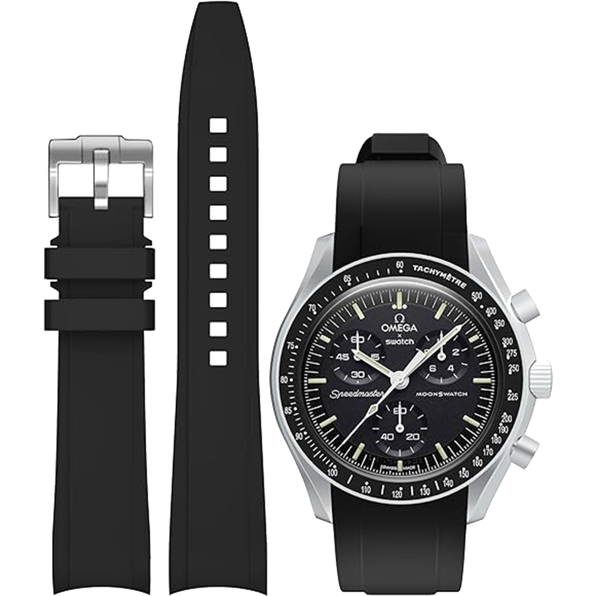 Halifax Watch Bands - Fitted FKM Rubber Strap