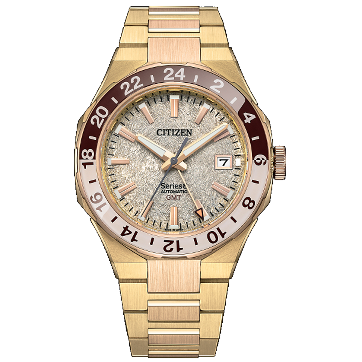 Citizen Series 8 - 880 GMT Automatique - Ton Or Rose 