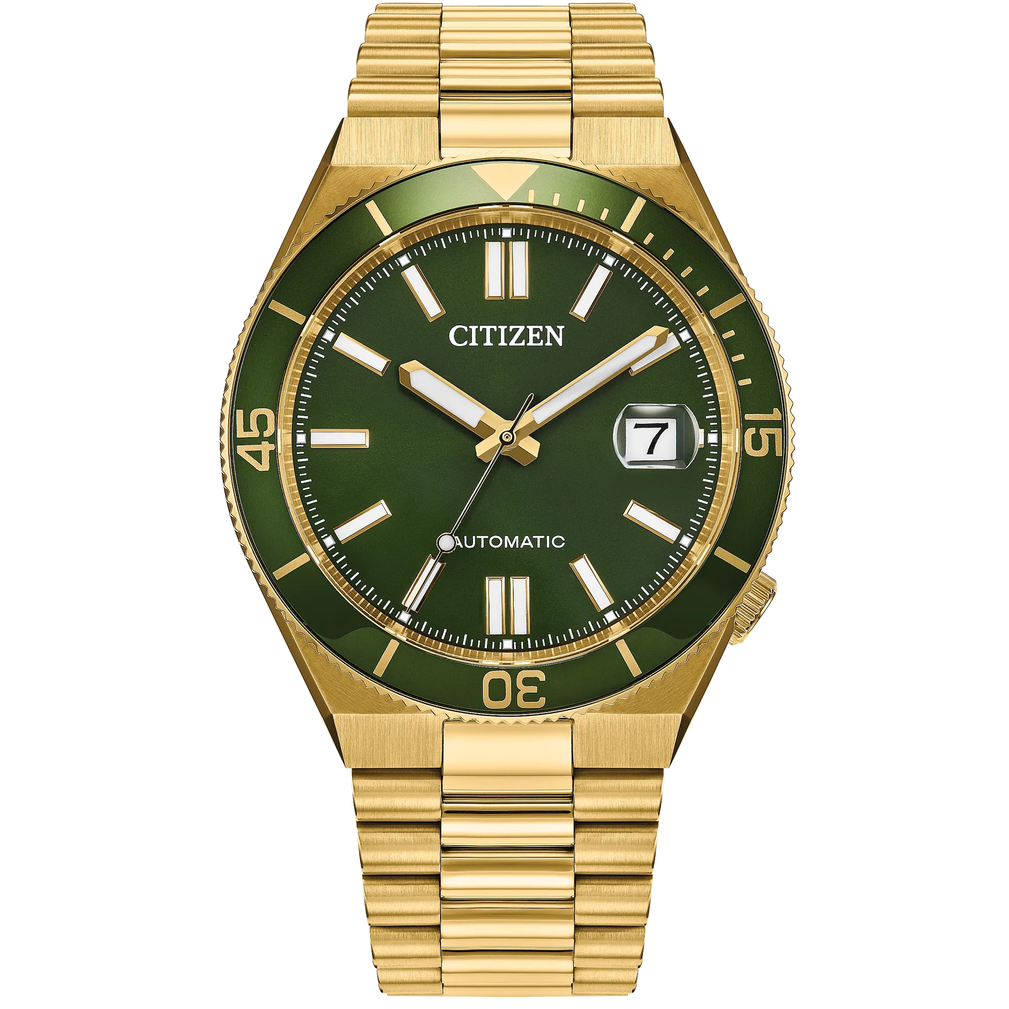 ਸਿਟੀਜ਼ਨ ਆਟੋਮੈਟਿਕ - 'TSUYOSA' - ਪੀਲਾ ਡਾਇਲ