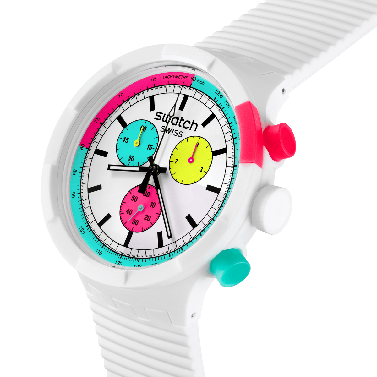 Swatch Watch Big Bold Chrono 47mm - The Purity of Neon