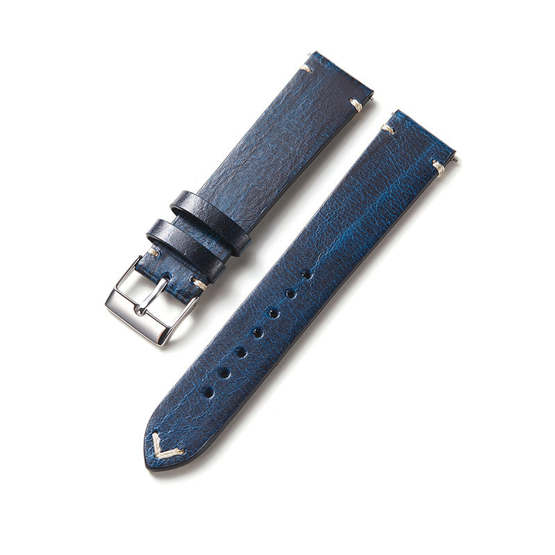 Halifax Watch Bands - Vintage Woodgrain Leather