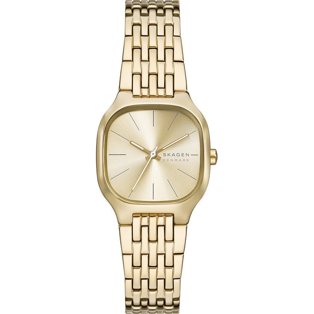 Skagen SKW3162 Mellem Lille gold-tone steel watch, front view