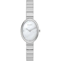 Skagen SKW3182 Anita Oval silver mother-of-pearl watch, front view