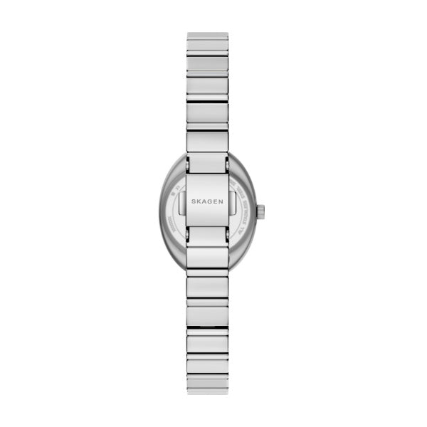 Skagen Anita Oval - 20mm Silver Mother-of-Pearl