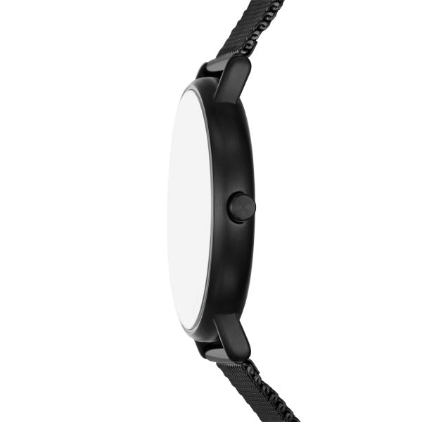 Skagen Signatur Watch & Strap Set - 40mm Blue Dial Black Mesh