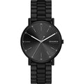 Skagen SKW6952 Signatur black steel watch, front view