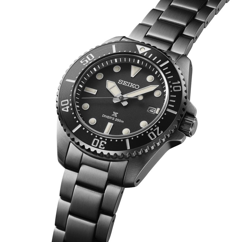 Seiko black dial watch on sale