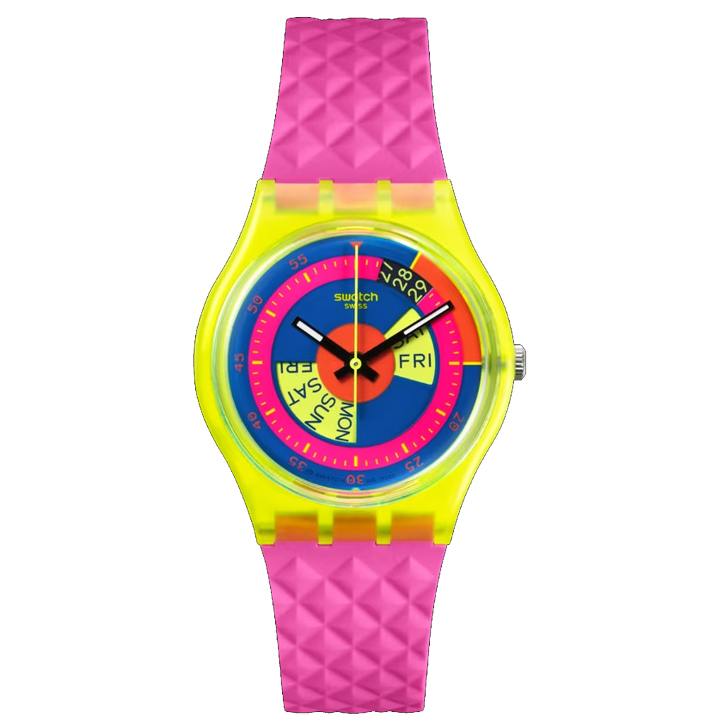 Swatch Watch 34mm - Shades of Neon