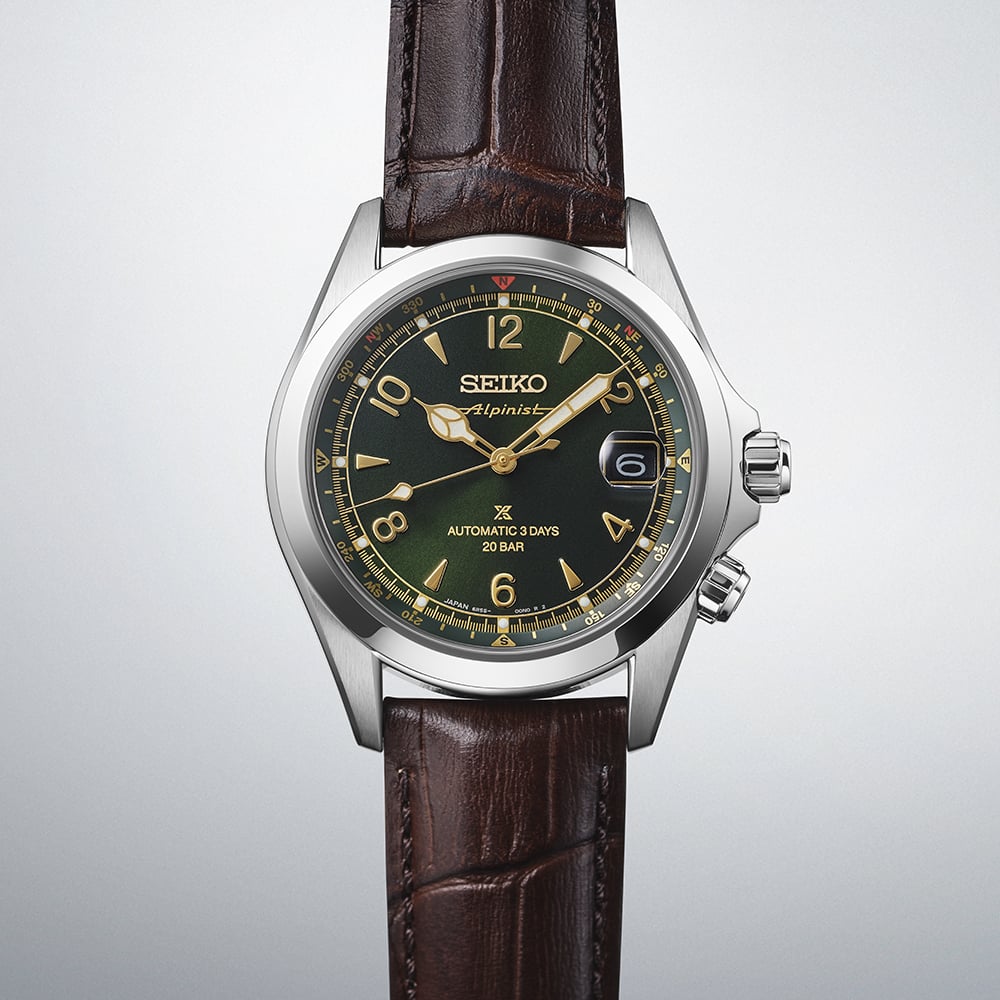 Seiko PROSPEX Alpinist GMT - Cadran bleu 