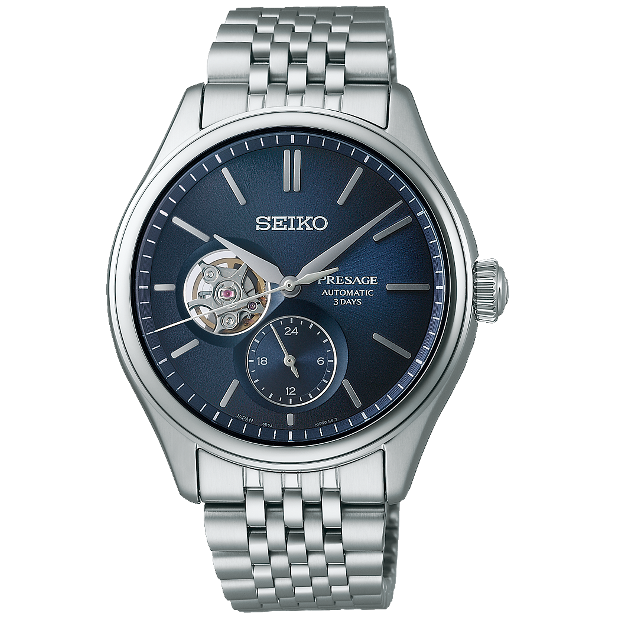 Seiko Presage - Classic Series Open Heart 'Ai-iro' Japan Blue