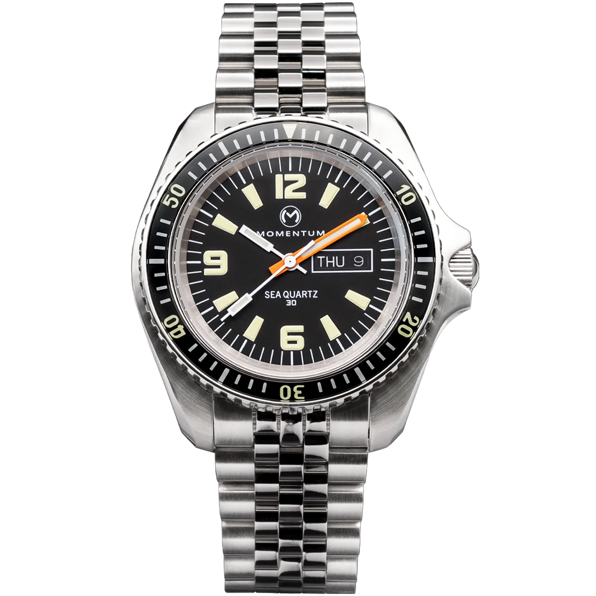 Momentum Sea Quartz 30 - Black Dial