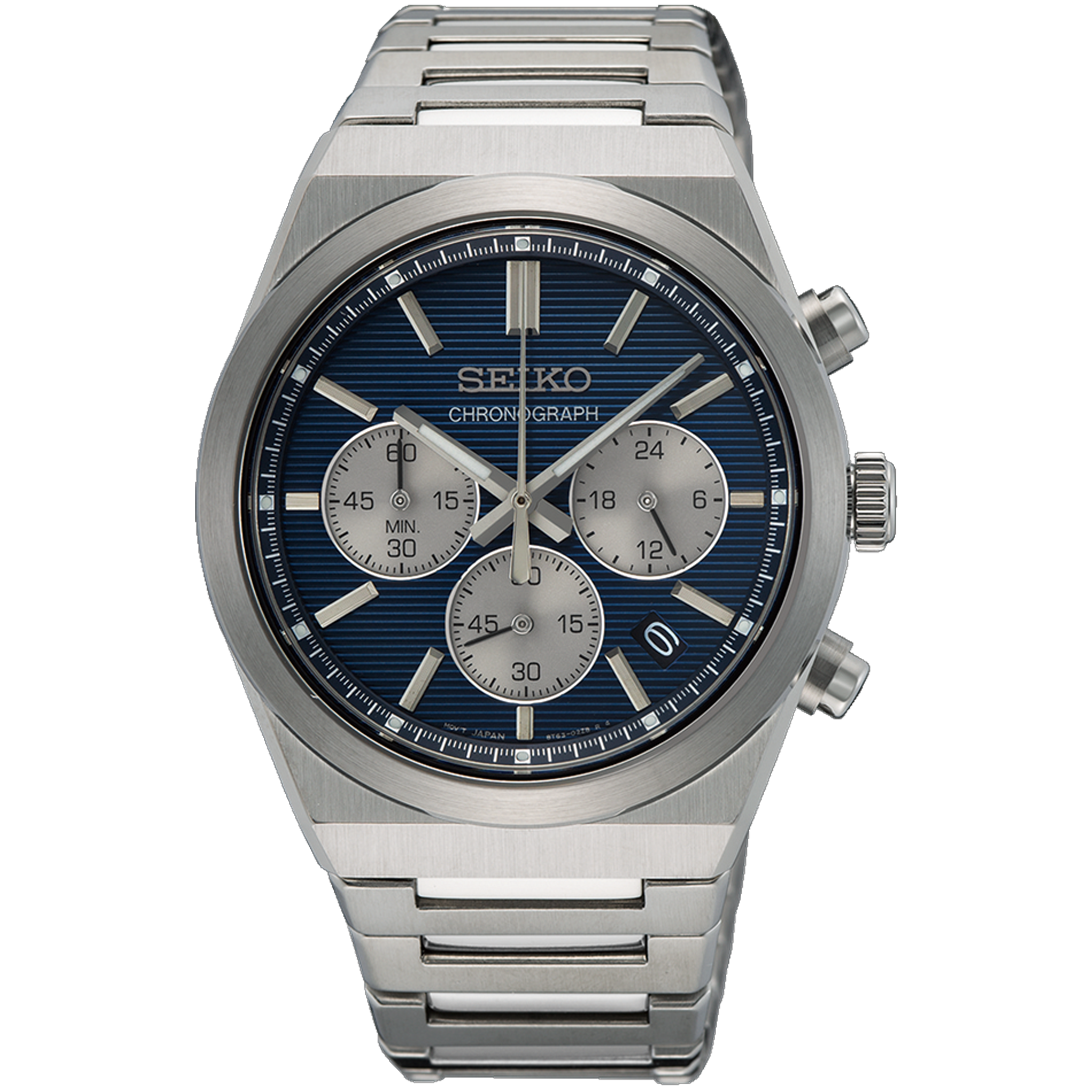 Seiko Watch - Stainless Steel Chronograph SSB453