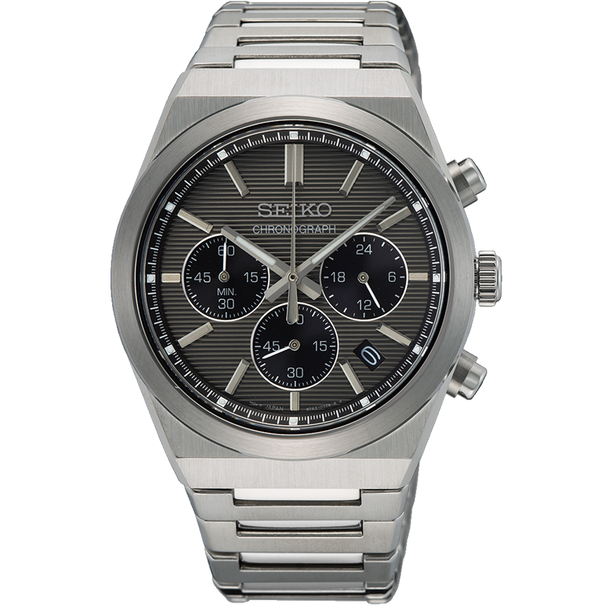 Seiko Watch - Stainless Steel Chronograph SSB455