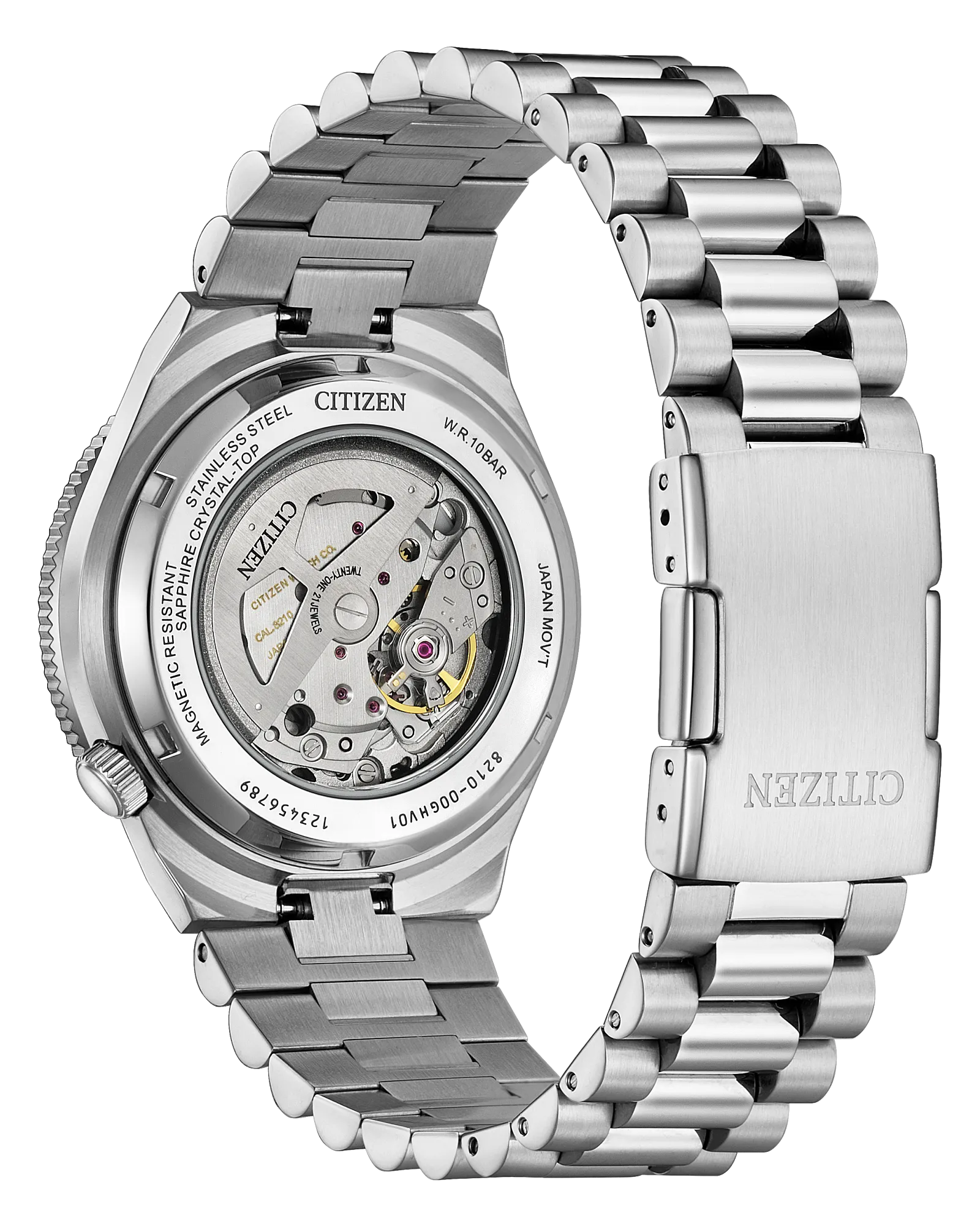 ਸਿਟੀਜ਼ਨ ਆਟੋਮੈਟਿਕ - 'TSUYOSA' - ਪੀਲਾ ਡਾਇਲ