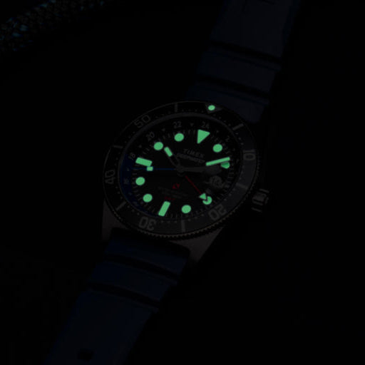 Timex - Deepwater Reef 200 GMT - 41mm Blue Strap