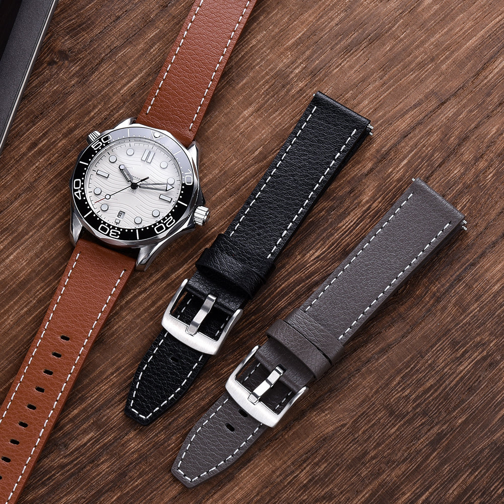 Halifax Watch Bands - Soft Top Grain Leather
