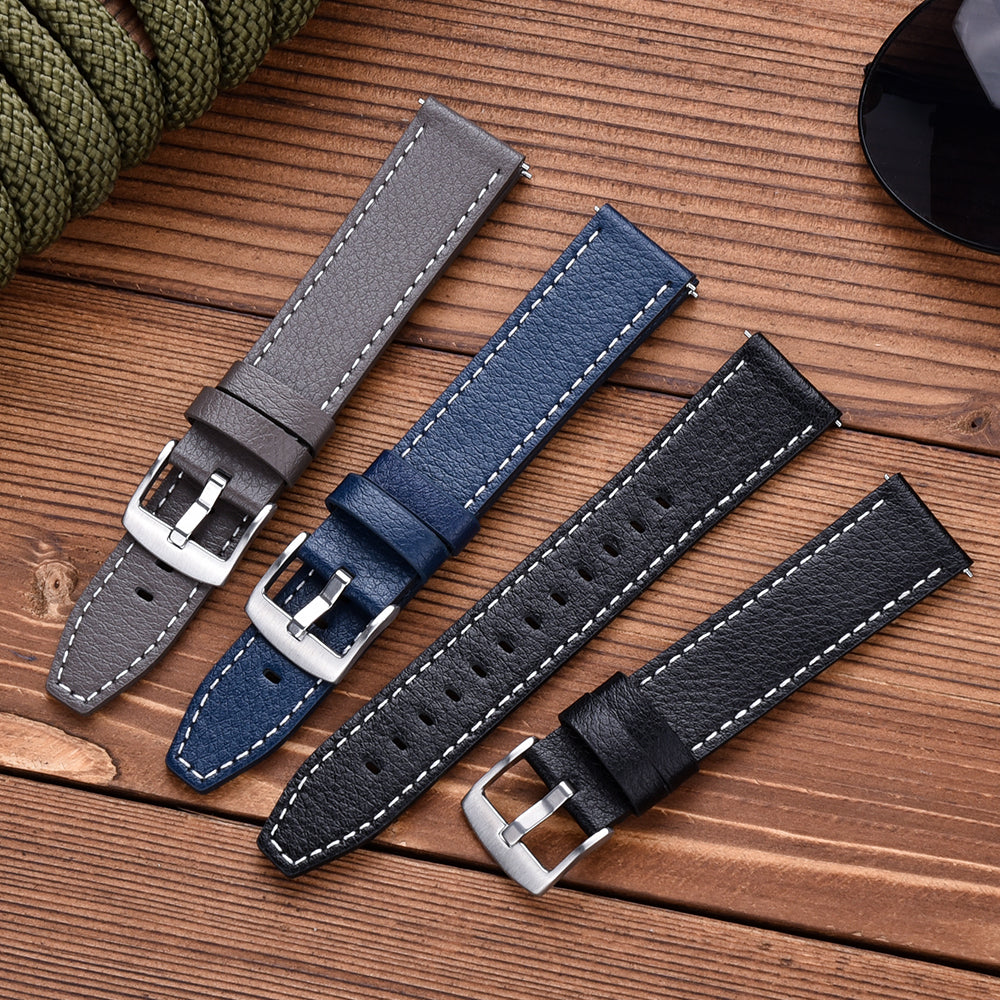 Halifax Watch Bands - Soft Top Grain Leather