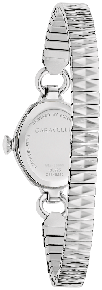 Caravelle Vintage Classic - Cadran argenté 19 mm, ton argenté