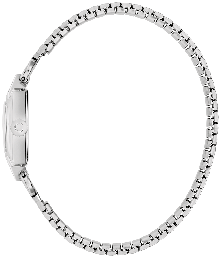 Caravelle Vintage Classic - Cadran argenté 19 mm, ton argenté
